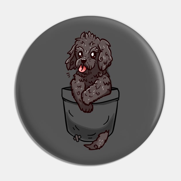 Pocket Cockapoo Puppy Pin by TechraPockets