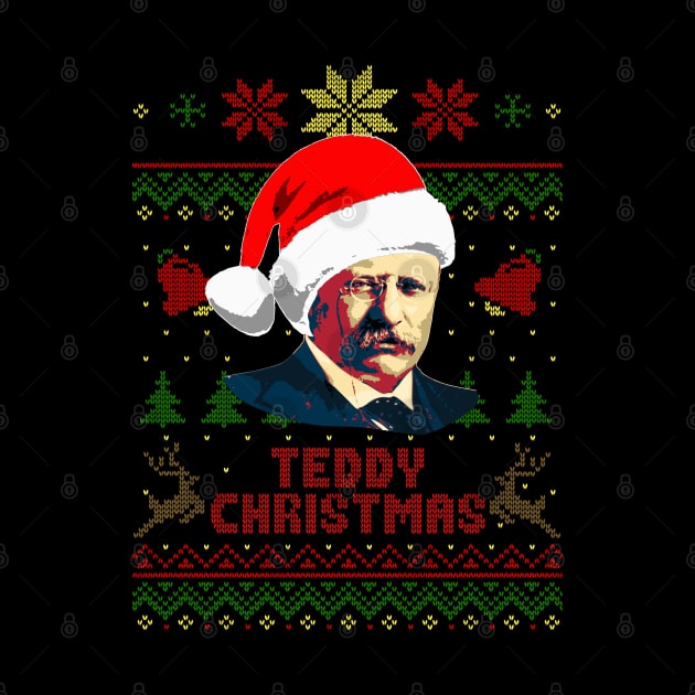 Theodore Roosevelt Teddy Christmas by Nerd_art