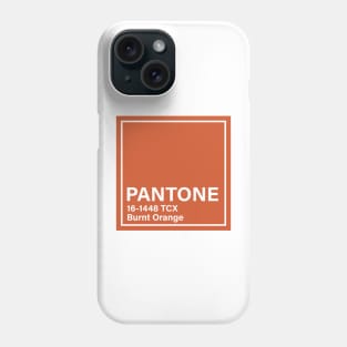 pantone 16-1448 TCX Burnt Orange Phone Case