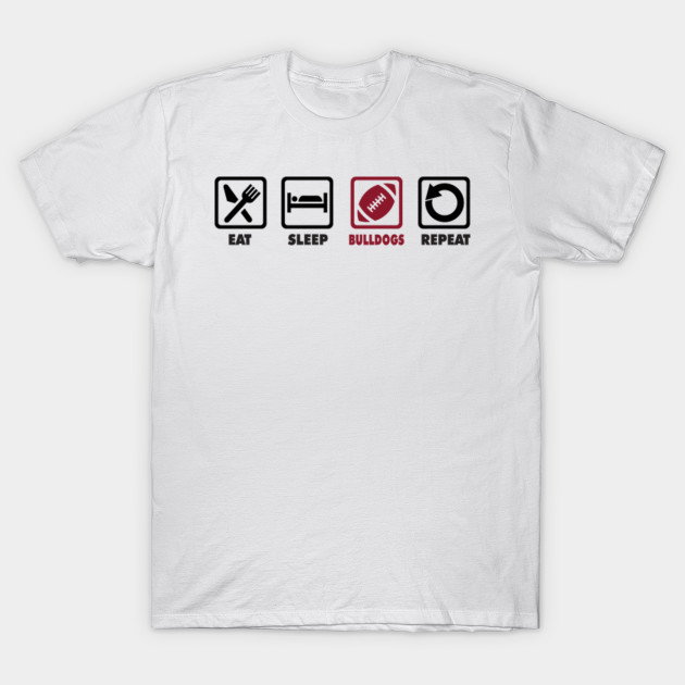 Canton Bulldogs Football T Shirt Canton Bulldogs Football T