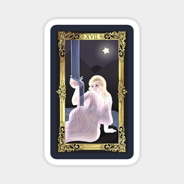 The Star XVII | Tarot Card Magnet by Bad Witch