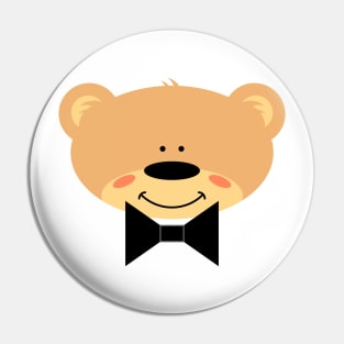 Teddy bear with Bowtie Pin