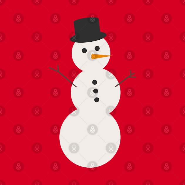 Christmas Snowman by lymancreativeco