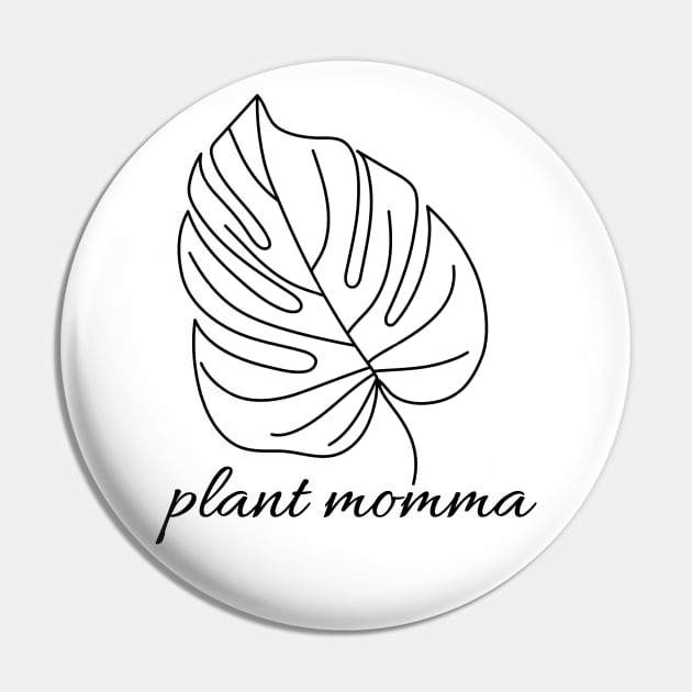 Garden Momma Indoor Plant Monstera Leaf Pin by capyfarta