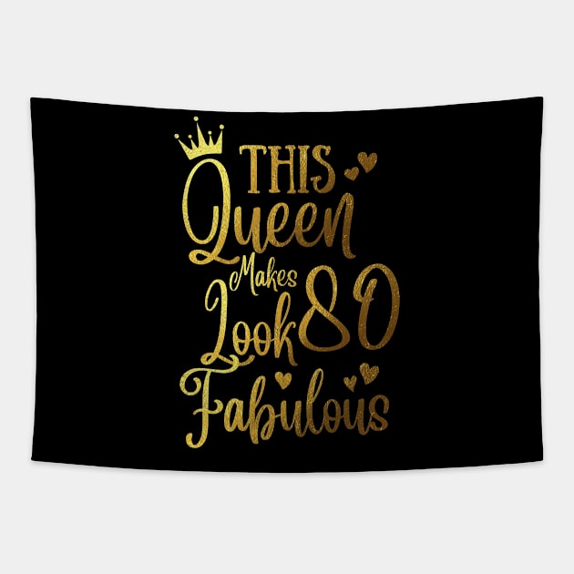 This Queen Makes 80 Looks Fabulous Tapestry by JustBeSatisfied