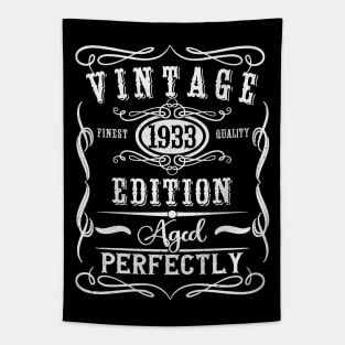 Vintage 1933 90th Birthday Tapestry