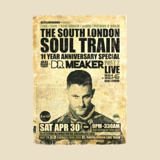 POSTER TOUR - SOUL TRAIN THE SOUTH LONDON 132 T-Shirt