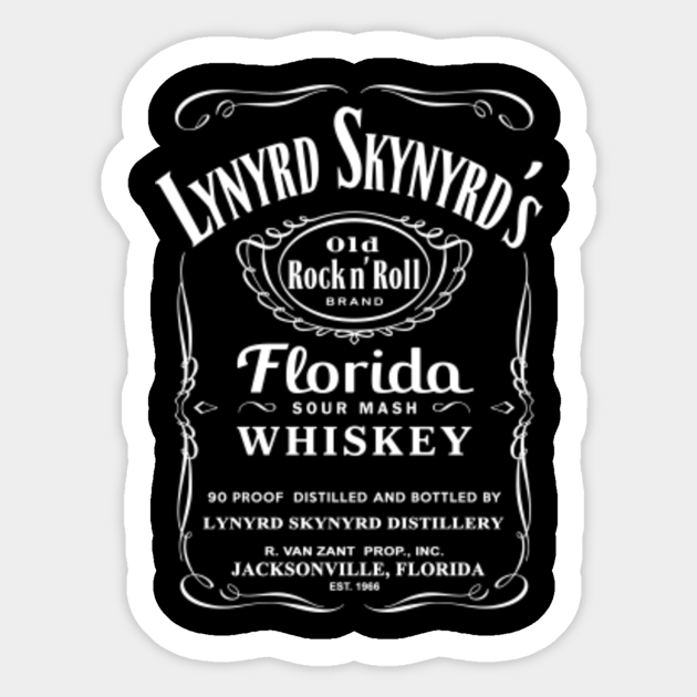 lynyrd skynyrd jack daniels t shirt