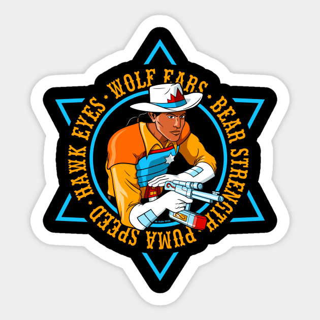 Bravestarr - Marshall Bravestarr - Sticker