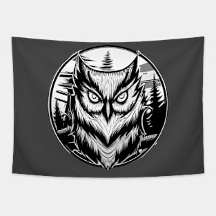 Night owl Tapestry