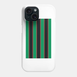 Villa Retro 1993 - 95 Green Black and Red Striped Phone Case