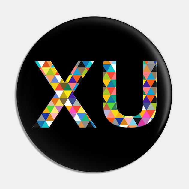 Xu, name, typography Pin by Furashop