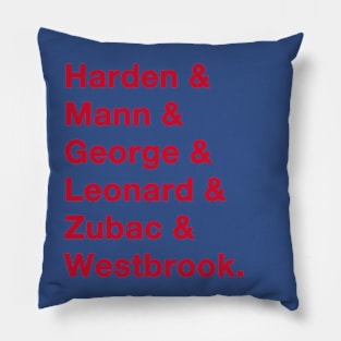 Clippers '23-'24 playoff squad Pillow