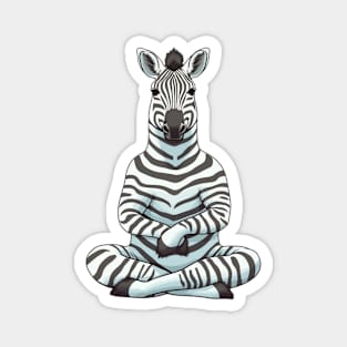 Zen Zebra Magnet