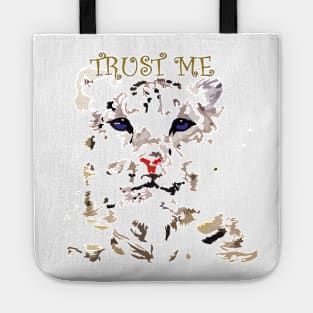 cute tiger face valentines day Tote