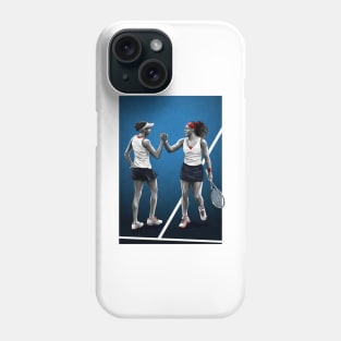 Serena & Venus Williams Tennis Artwork Phone Case