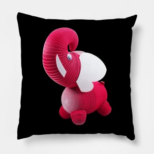 The red elephant Pillow