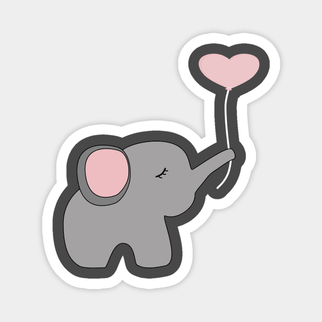 sweet elephant Magnet by SweetAnimals