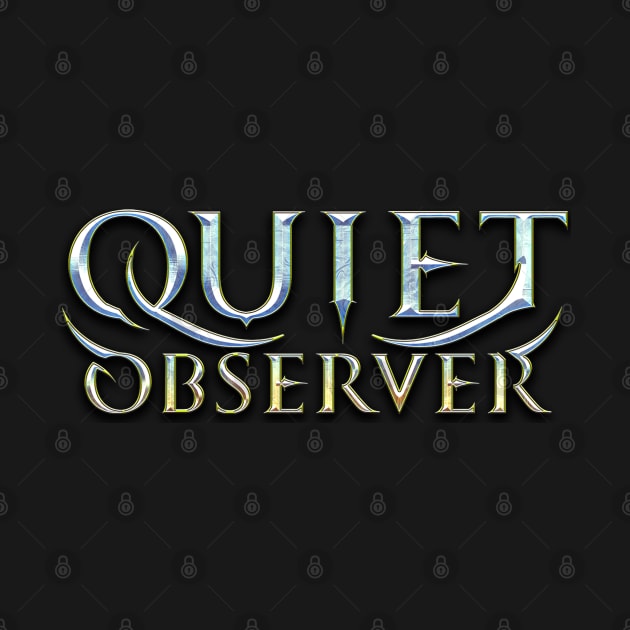 Quiet Observer - Logo by Quiet Observer Merch