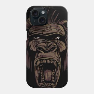 Big Face  ape animal Phone Case