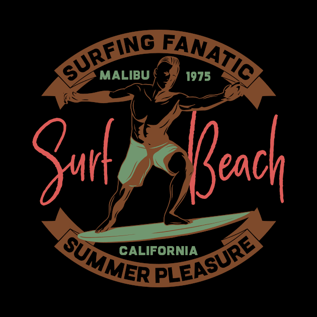 Surfing Fanatic Malibu California by BrillianD