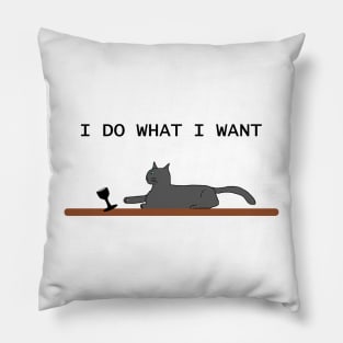 Cats do what they want Pillow