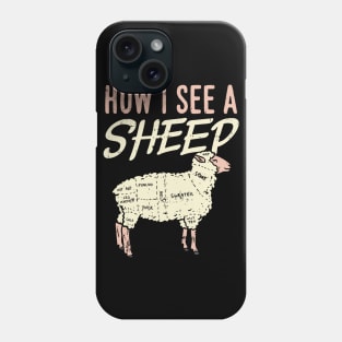 How I See A Sheep Phone Case