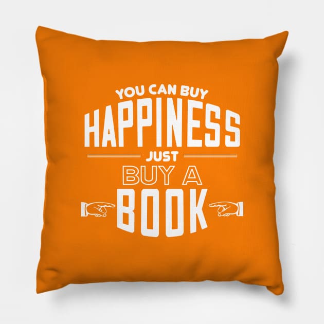 buying Happiness Pillow by bluehair