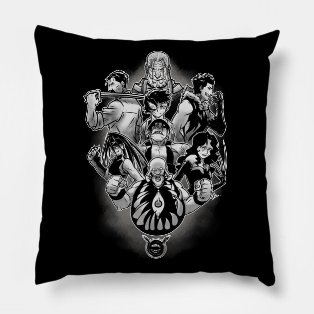 Birth of Homunculus Pillow by LucasBrenner