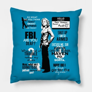 Audrey Parker Quotes Pillow