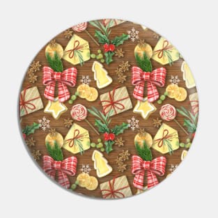 Watercolor christmas print Pin