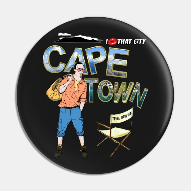 I've been to Cape-Town Pin by Just Kidding by Nadine May