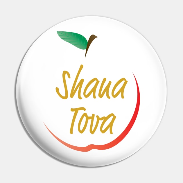 Rosh Hashanah Greeting SHANA TOVA Pin by sigdesign