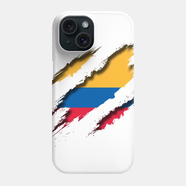 Colombia Shredding Phone Case by blackcheetah