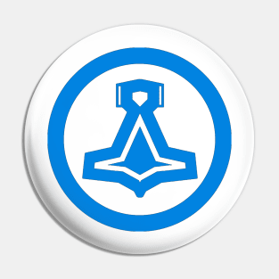 The Blue Hammer Pin