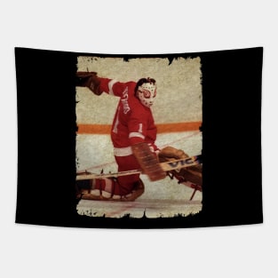 Jim Rutherford, 1976 in Detroit Red Wings (3.69 GAA) Tapestry