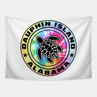 Dauphin Island Alabama Sea Turtle Tapestry