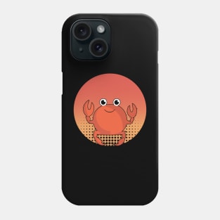 Funny Crab excitement birthday cool celebrate Phone Case