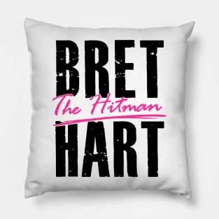 Bret Hart Pink Pillow