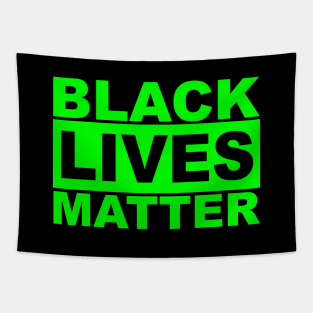 Black Lives Matter Logo (Light Green) Tapestry