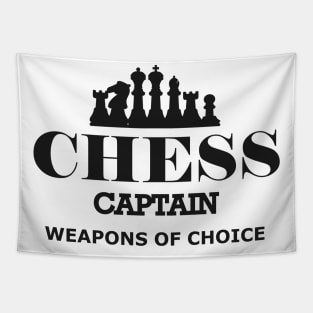 Chess captain weapons of choice Tapestry