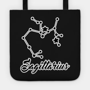 Sagittarius Zodiac Constellation Design Tote