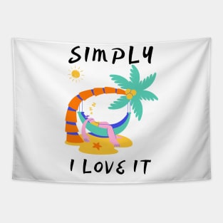 Simply I love it hot summer  (lazy edition ) Tapestry