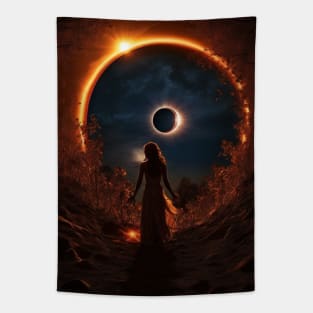 SOLAR ECLIPSE Tapestry