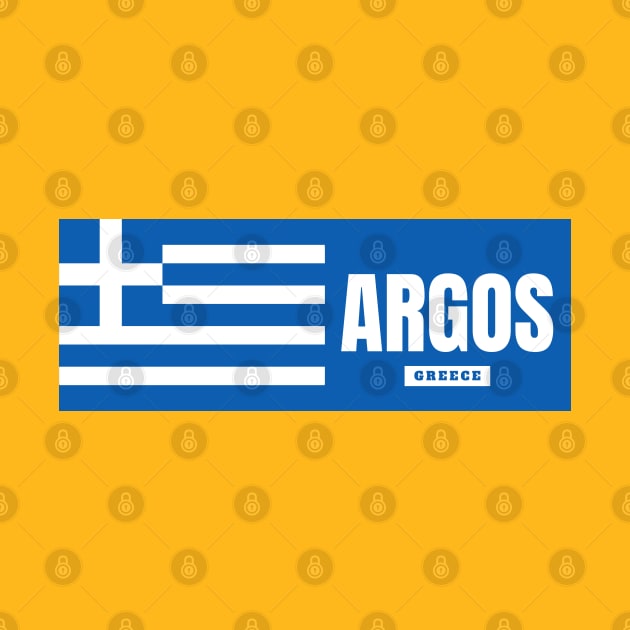 Argos City with Greek Flag by aybe7elf