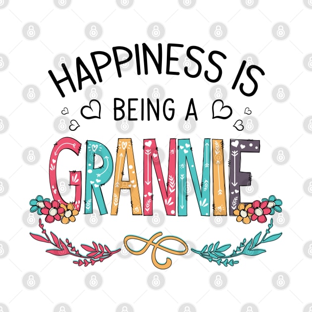 Happiness Is Being A Grannie Wildflowers Valentines Mothers Day by KIMIKA