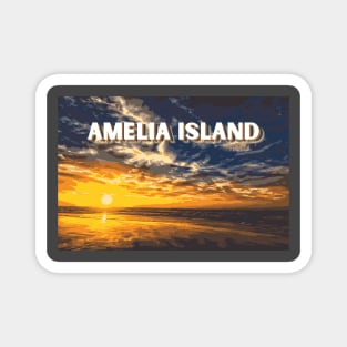 Sunrise over Amelia Island, Florida Magnet