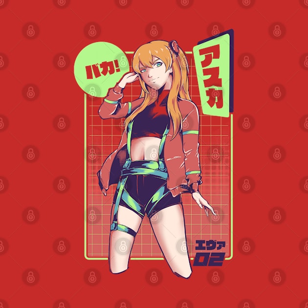 Anime Asuka T-Shirt by Kanjika