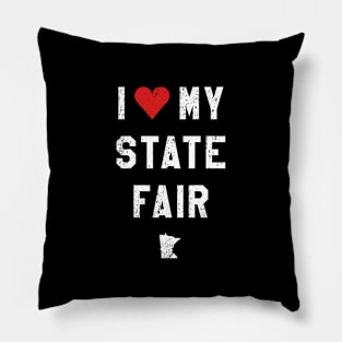 I Love My State Fair Pillow