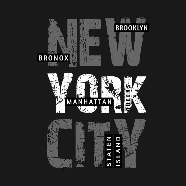 new york city t-shrit by Lampang shop